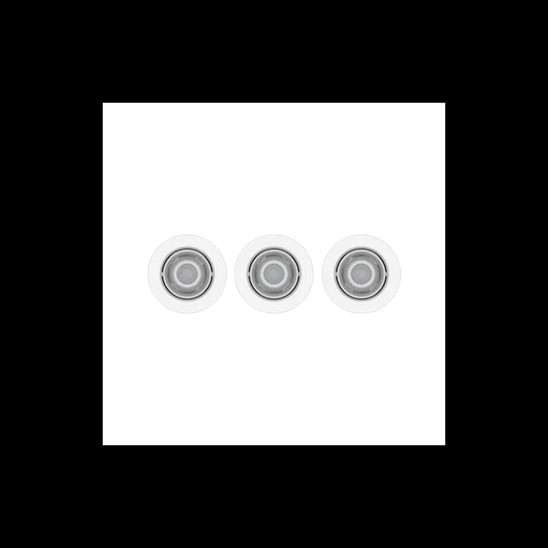 Philips IMPALA Funktionel Downlight LED Indbygningsspots i varmhvid - WGDIM SL264 RD 068 6W 27K WH 3PK