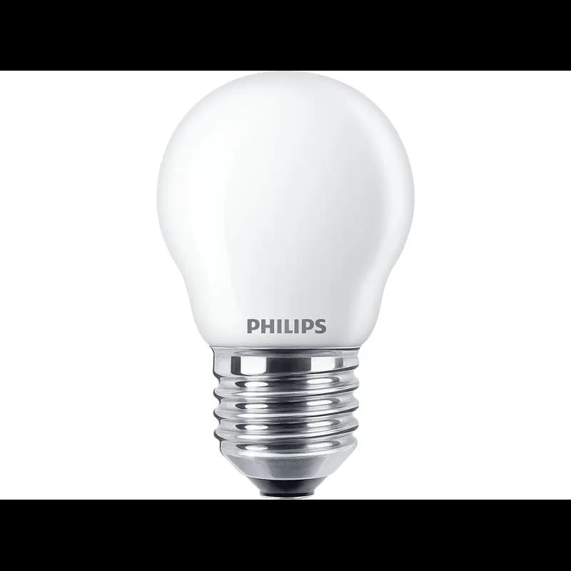Philips Led Pære 40w 1 Pak Krone E27, Mat, Varmglød Dæmp