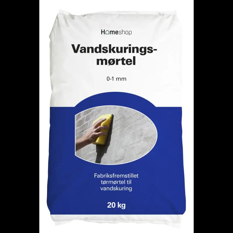 Homeshop Mørtel 20kg Vandskuringsmørtel 0-1 Mm
