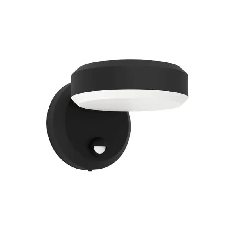 EGLO Fornaci Ude Væg M/sensor 8,7w 850lm 3000k Ip54 Sort - Udendørslampe - 900674