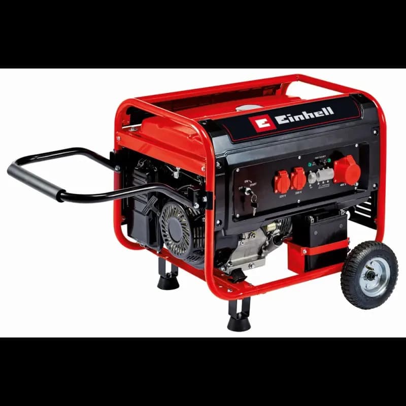 Einhell TC-PG 65/E5 benzindrevet generator med 2x230 volt og 1x400 volt