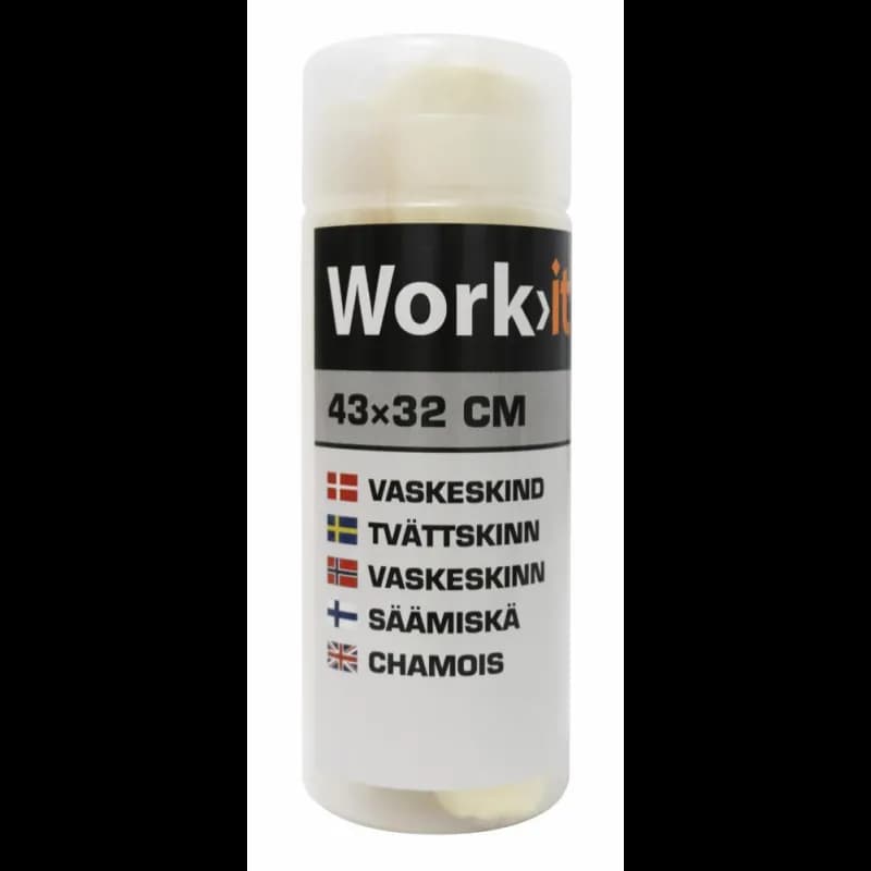 Work>it vaskeskind 43×32 cm