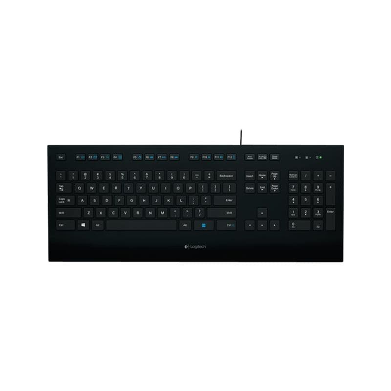 Logitech Corded K280e Tastatur Kabling Nordisk Tastatur