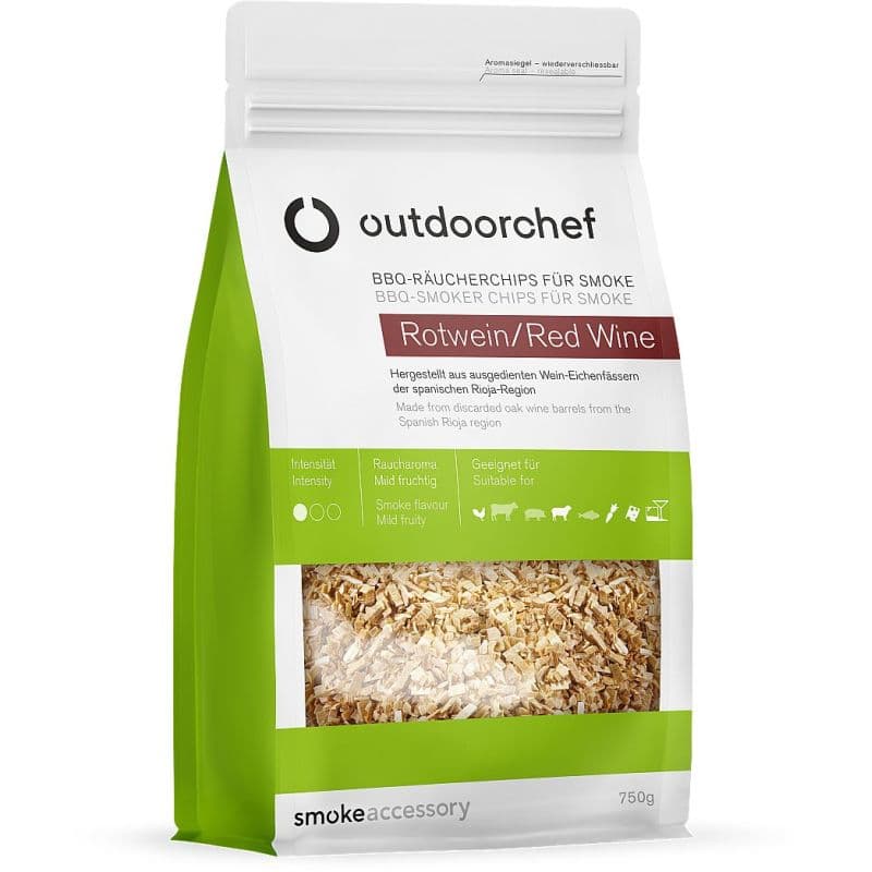Outdoorchef Rygechips rødvin - 14.523.16 - Rygechips fra Spanien