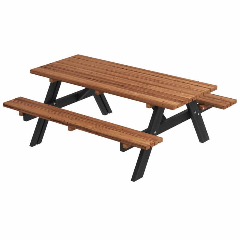 Plus Bord/bænkesæt - 177 cm - ThermoWood®/sort - 18550-154