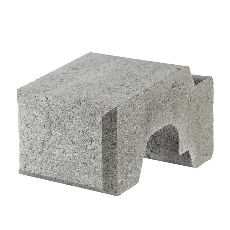 IBF Danblokke Tilpasning Grå - 17x22,5x33cm