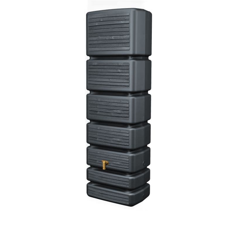Garantia Slim Wood Regnvandsbeh. 350l Antracit