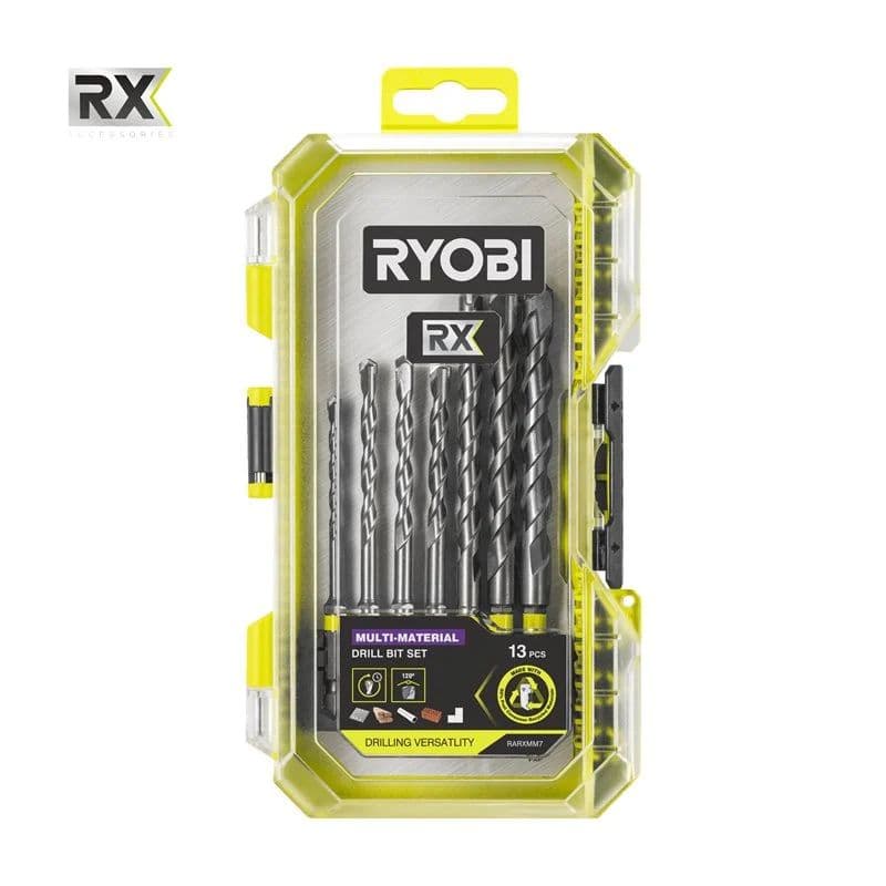 Ryobi RX Multimateriale-borsæt - 7 dele - RARXMM7