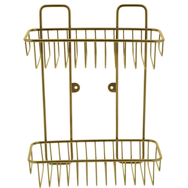 GEYSER trådkurv rektangulær 325x250x120mm dob.mat guld
