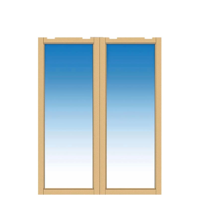Plus Pavillon D-Skydedør 160x204cm inkl. glas - UDG.