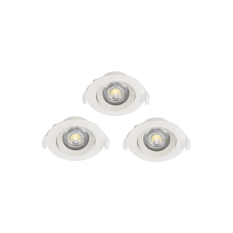 EGLO Sartiano Indb. Sæt Kip 3x470lm Ø90 Hvid - Indbygninglampe - 32896