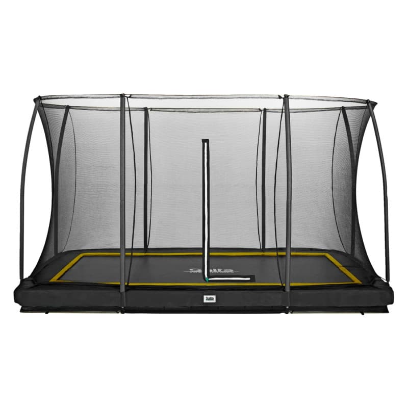 Salta Trampolin Comfort Edition Inground 366x244 sort inkl. sikkerhedsnet - 805-824