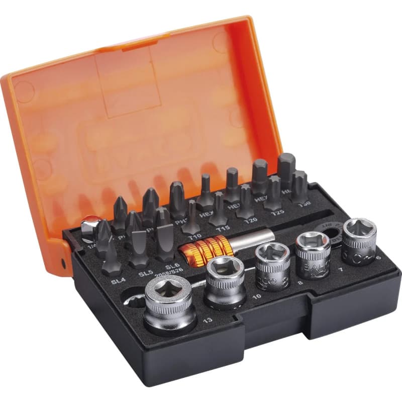 Bahco Mini Top-/Bitssæt 1/4" - 2058/S26