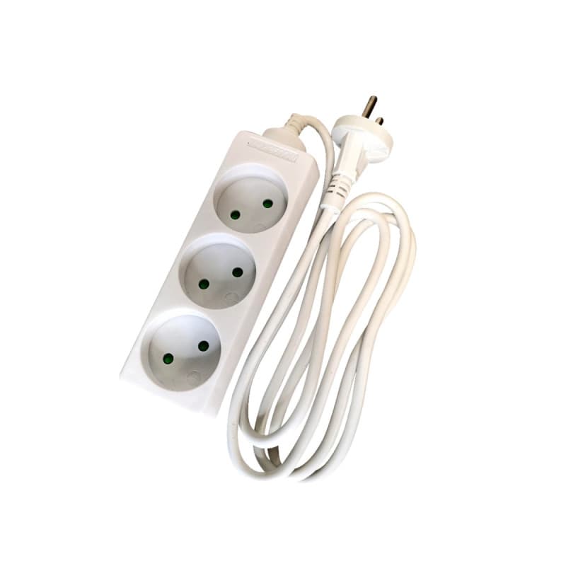 Gripo Stikdåse 3 Udtag Hvid - 20754