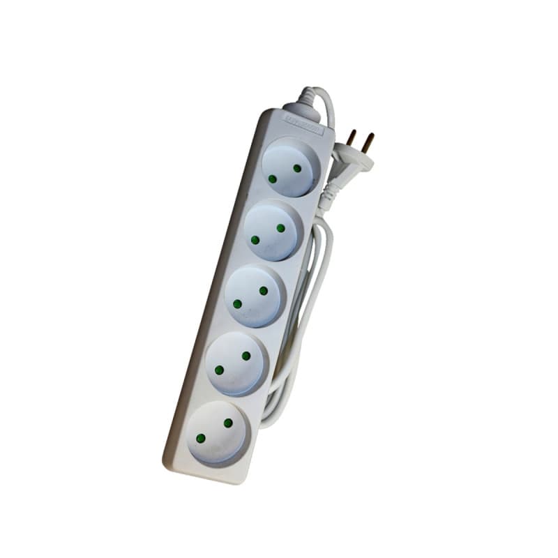 Gripo Stikdåse 5 Udtag Hvid - 20792
