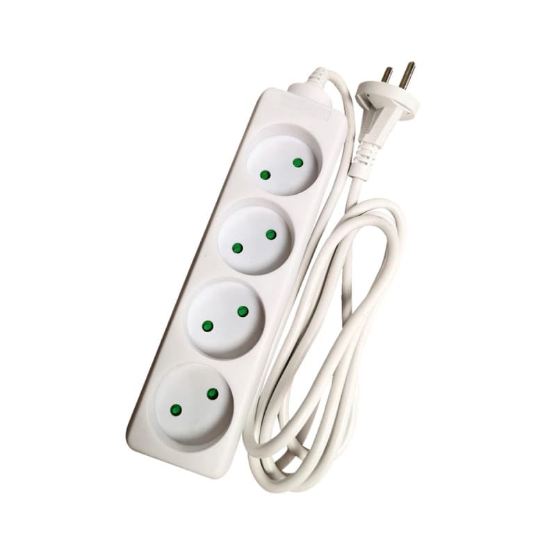 Gripo Stikdåse 4 Udtag Hvid - 20778