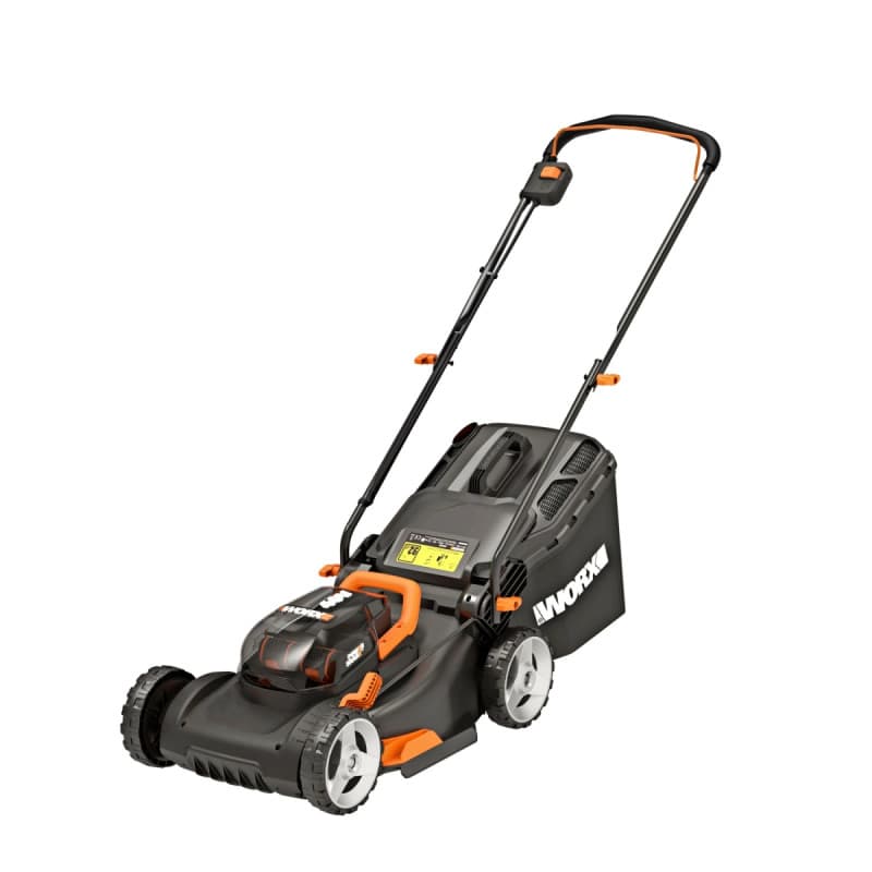 Worx 2X20V 40cm mower, 2*4.0Ah WA3553, 2*2A dual port Oplader Plæneklipper