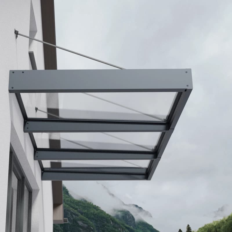 Canopia Dørbaldakin Sophia Xl3000 Grå 140X17x286cm - 540-020