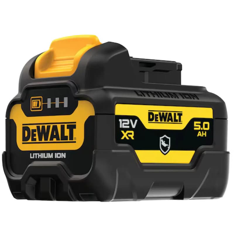 Dewalt 12V XR 5Ah batteri med GFN gummibelægning - DCB126G-XJ