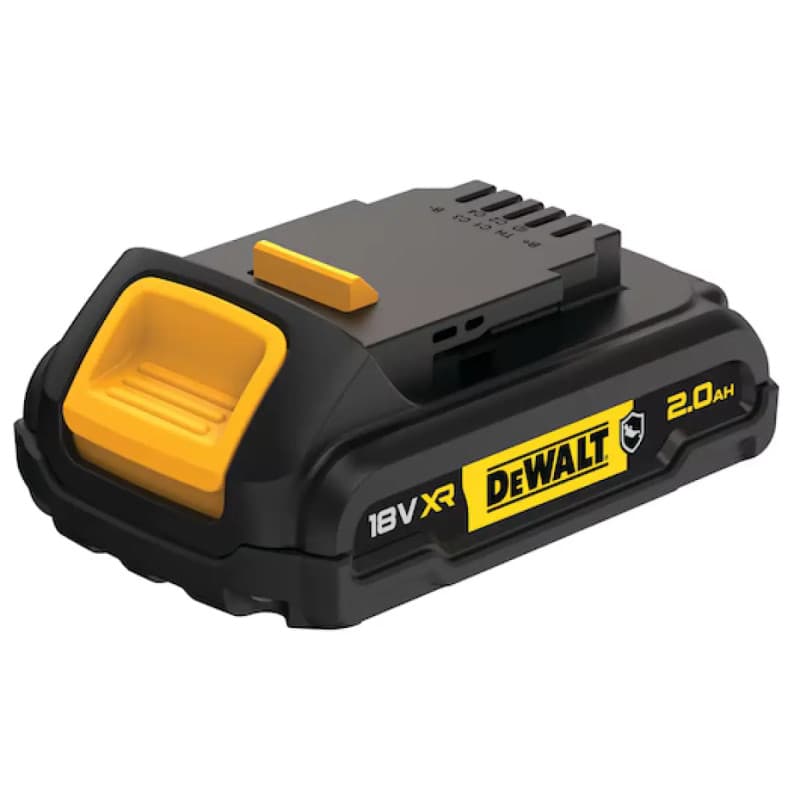 Dewalt 18V XR 2Ah batteri med gummibelægning GFN - DCB183G-XJ