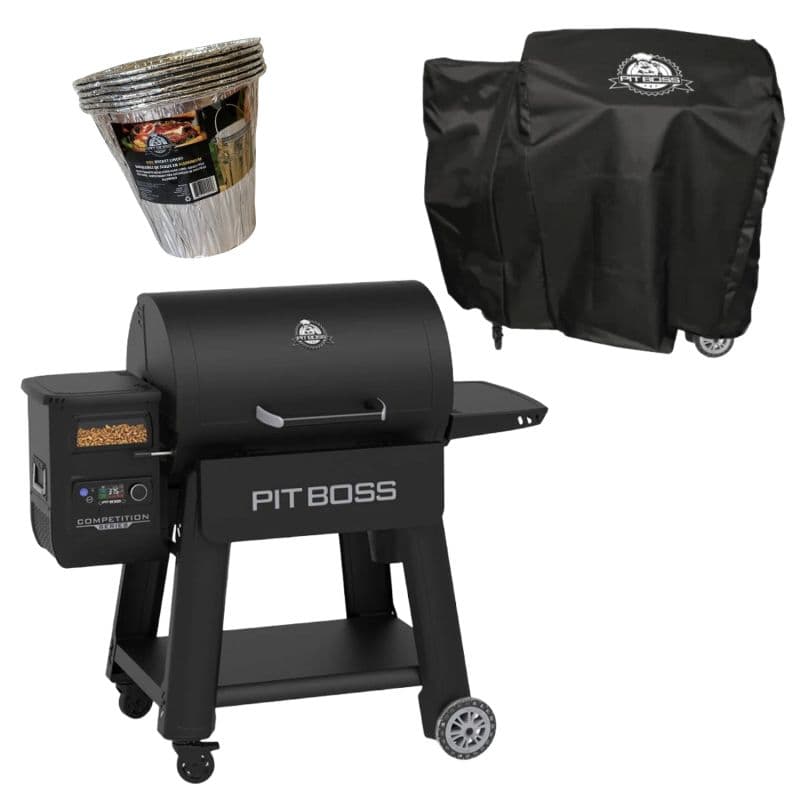 Pitboss Competition Series 1250 - Træpillegrill. Inkl. Betræk og Fedtspande