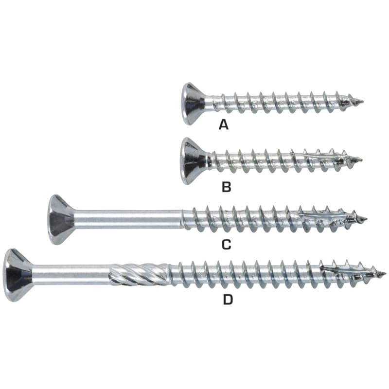 ITW SPUN®+, Elforzinket - Universalskrue - 3,5 x 40 - 150343