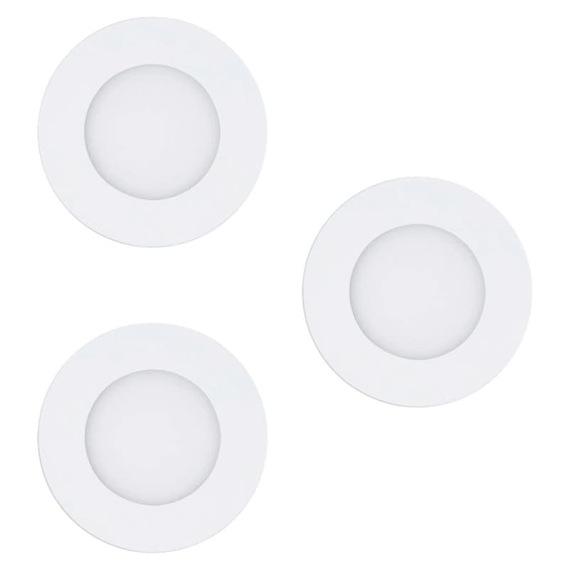 EGLO Fueva-Z Indbyg. Sæt Ø85 3x390lm 2700-6500k Ip44 Hvid - Indbygninglampe - 900099