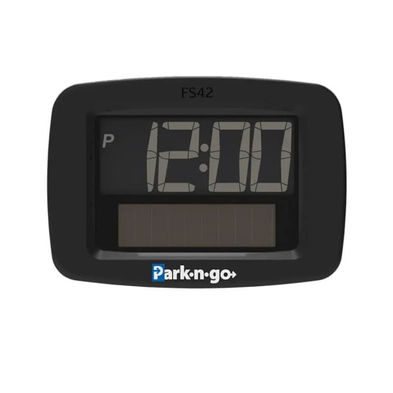 Park-N-Go Eco digital P-skive m. Solcelle - Sort