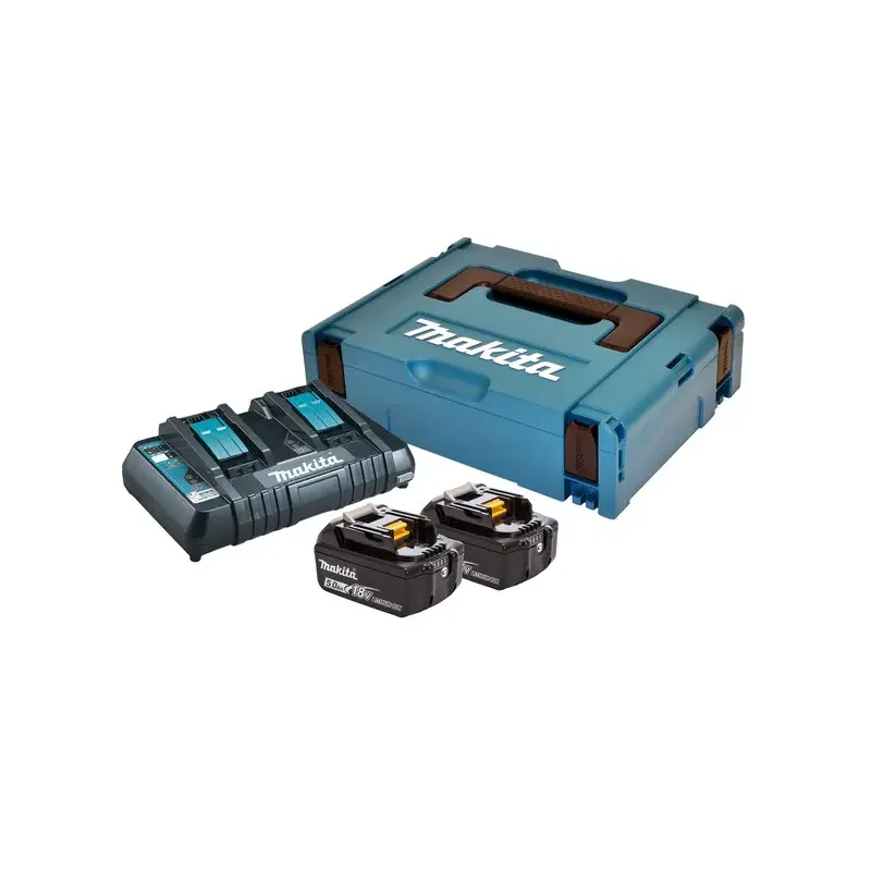 Makita Batteripakke 2 X Bl1850b + Dc18rd - 197629-2