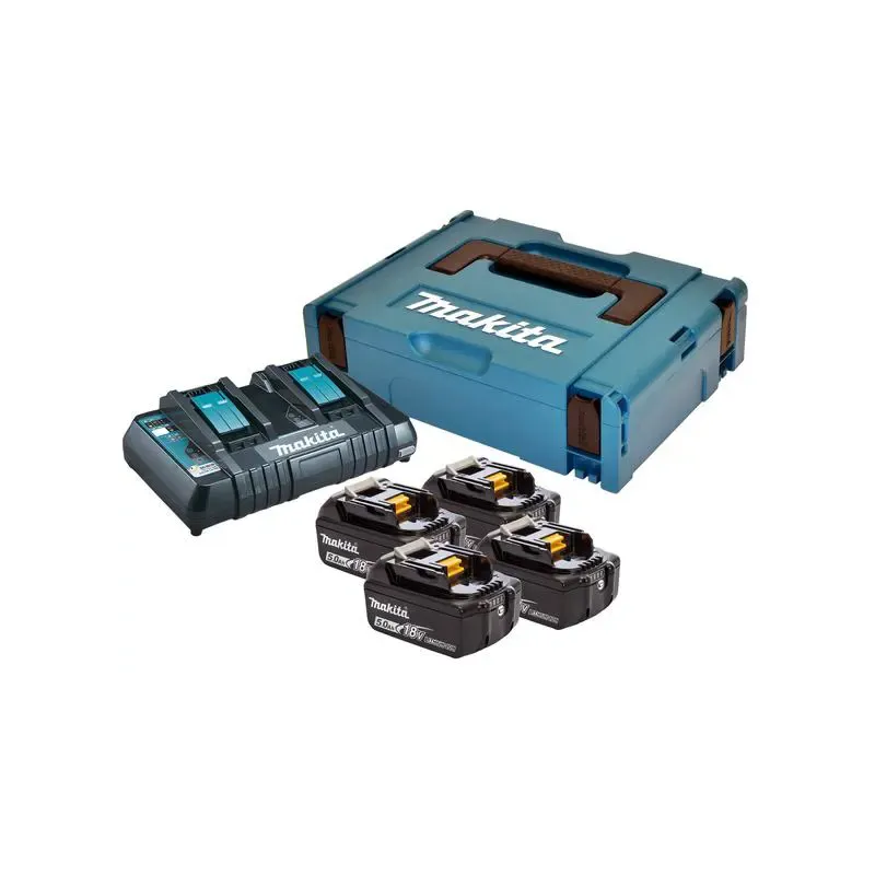 Makita Batteripakke 4 X Bl1850b + Dc18rd - 197626-8
