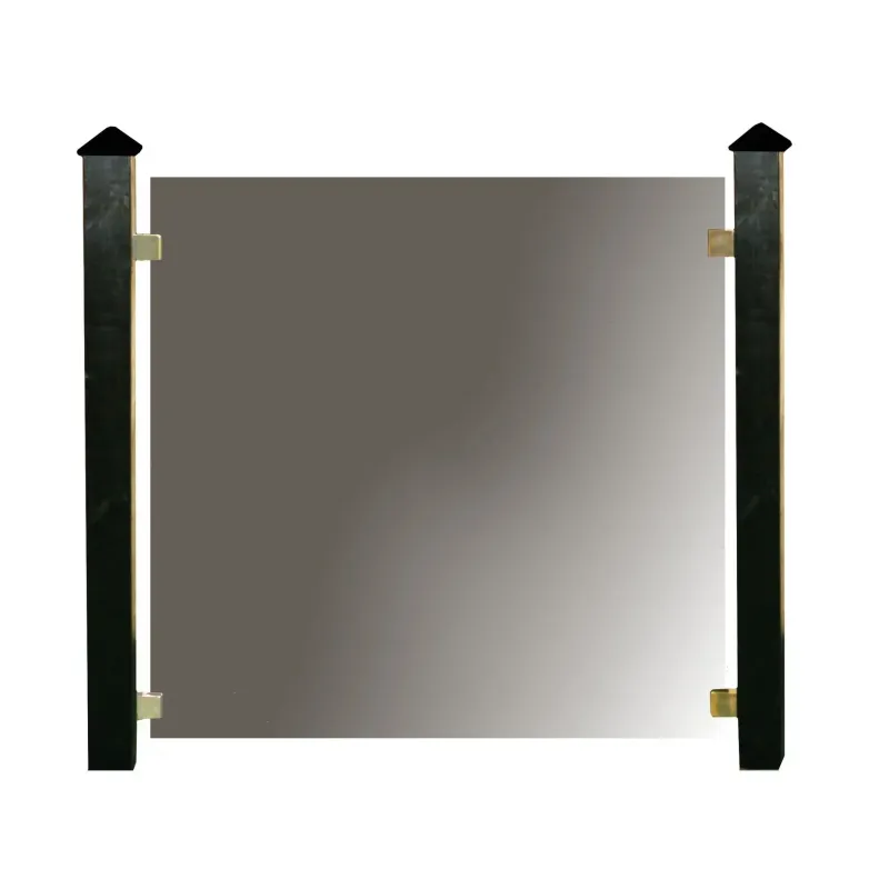 Hortus Glas Hegns Till�gs ½ Modul Inkl. Stolper, Stolpehat & Beslag