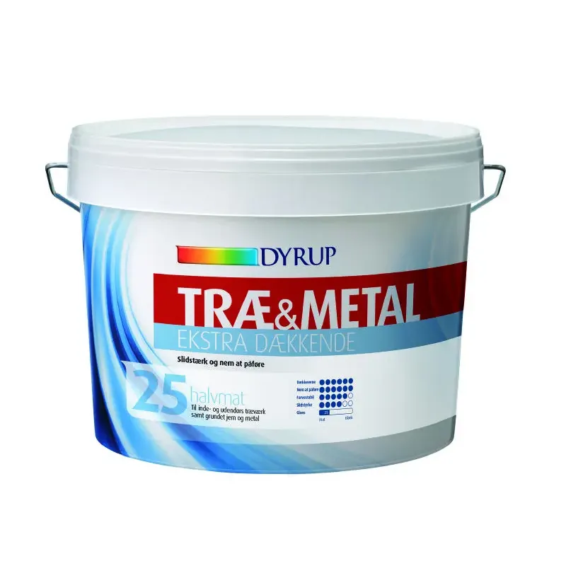 Dyrup Tr� & Metal 25 Ekstra D�kkende S0502y - 2,25lt
