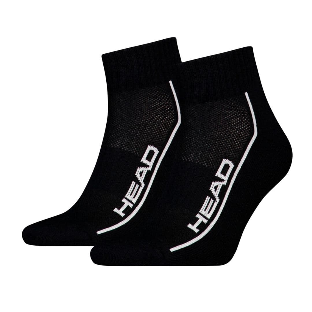 Head Performance Quarter Socks 2-Pack Black