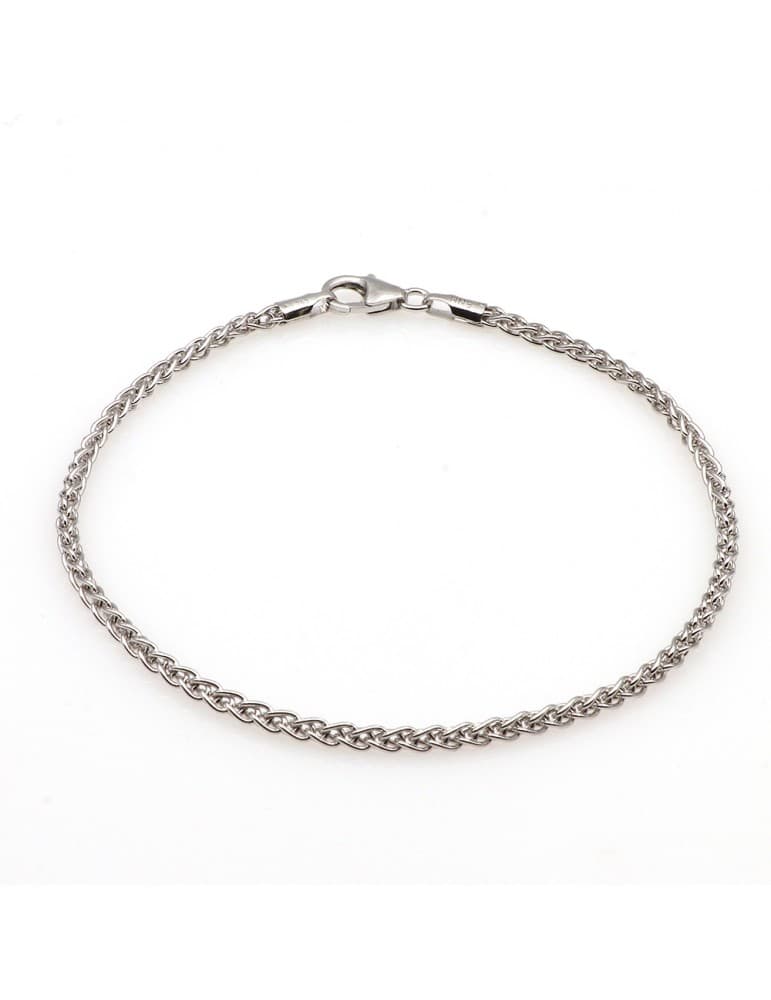 14kt hvidgulds hvede armbånd - Armbånd