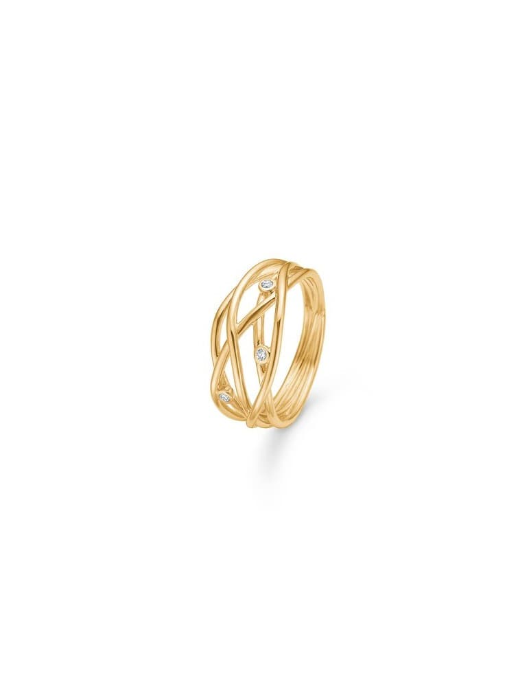 Mads Z - 'Diamant Nest' ring i 14kt guld - Mads Z