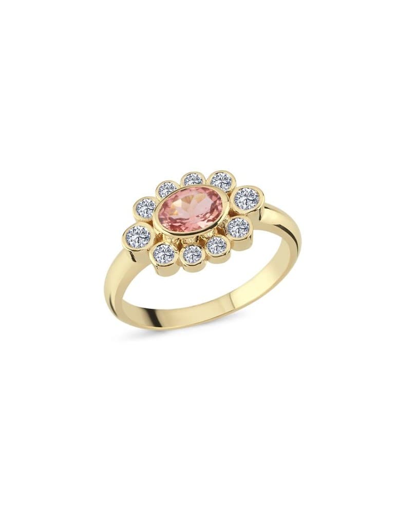 Nuran 14kt guld ring - ROYAL - med turmalin - Ringe