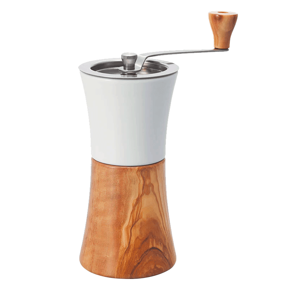 Hario V60 Manuell Kaffekvarn Olivträ