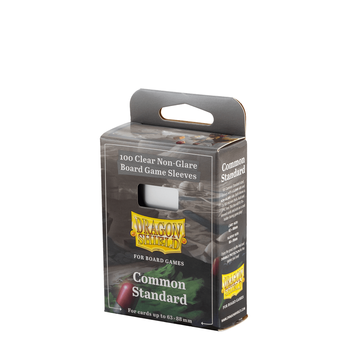 Dragon Shield - Common Standard - Clear/Non-Glare - Board Game Sleeves