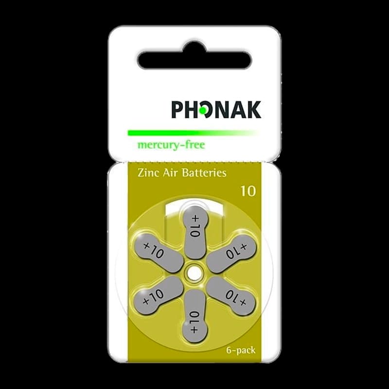 Phonak 10 Batteri