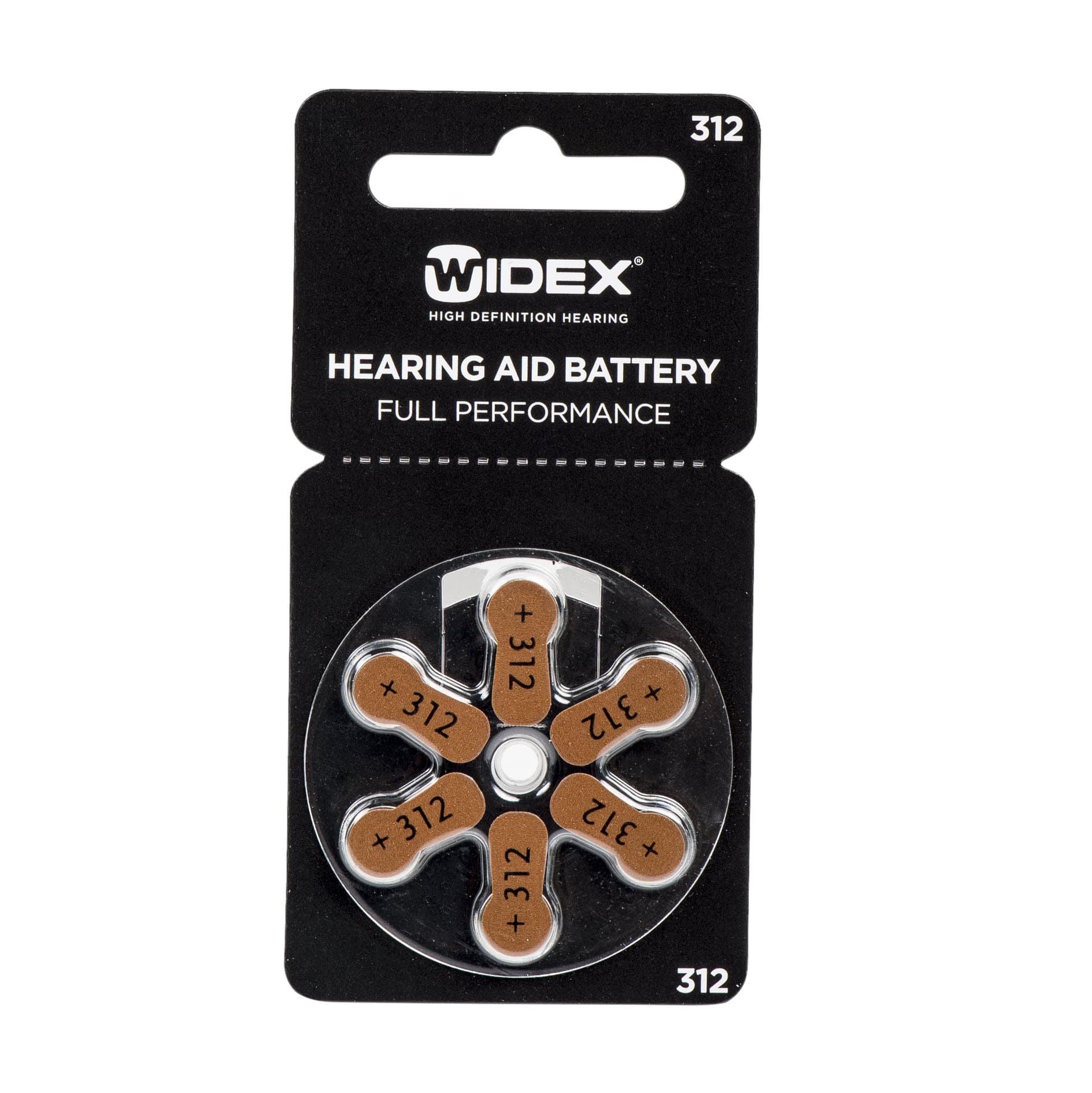 Widex 312 batteri