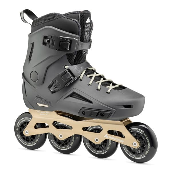 Rollerblade Lightning Freeskates Inline Rullskridsko herr 90mm Antracit/Taupe