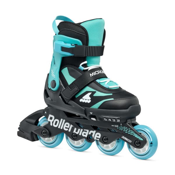 Rollerblade Microblade Inline Rullskridsko Barn Svart/Ljusblå