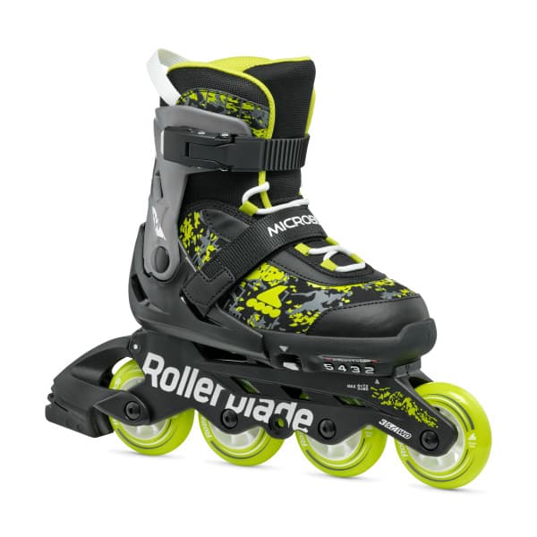 Rollerblade Microblade SL Inline Rullskridsko Barn Svart/Lime