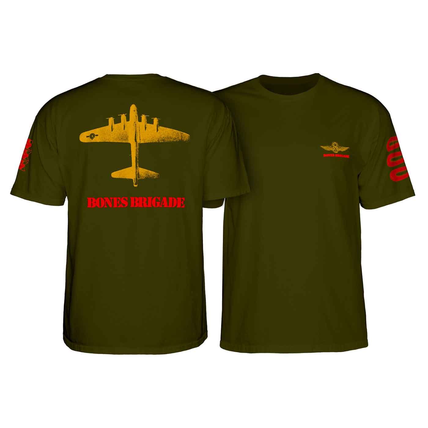 Bones Brigade Bomber T-shirt Militärgrön