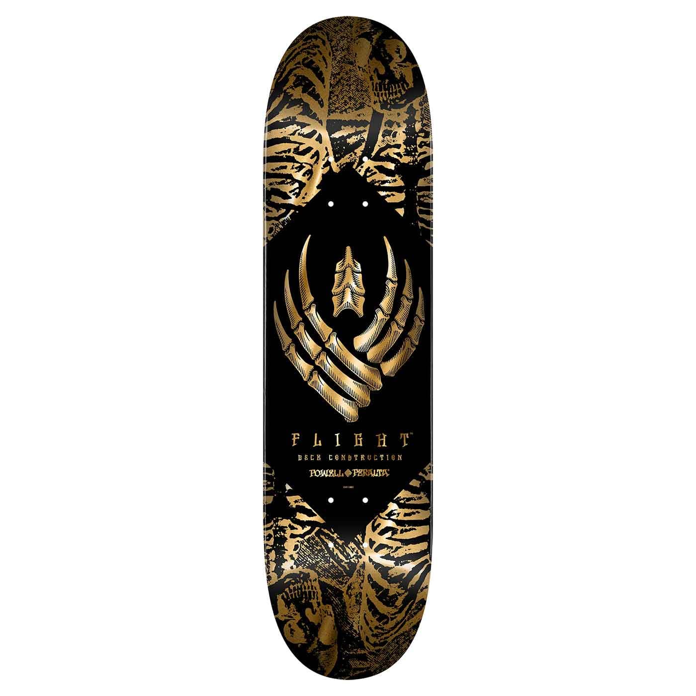 Powell Peralta Skelett Guldfolie Flight Deck 8,63 X 32,2