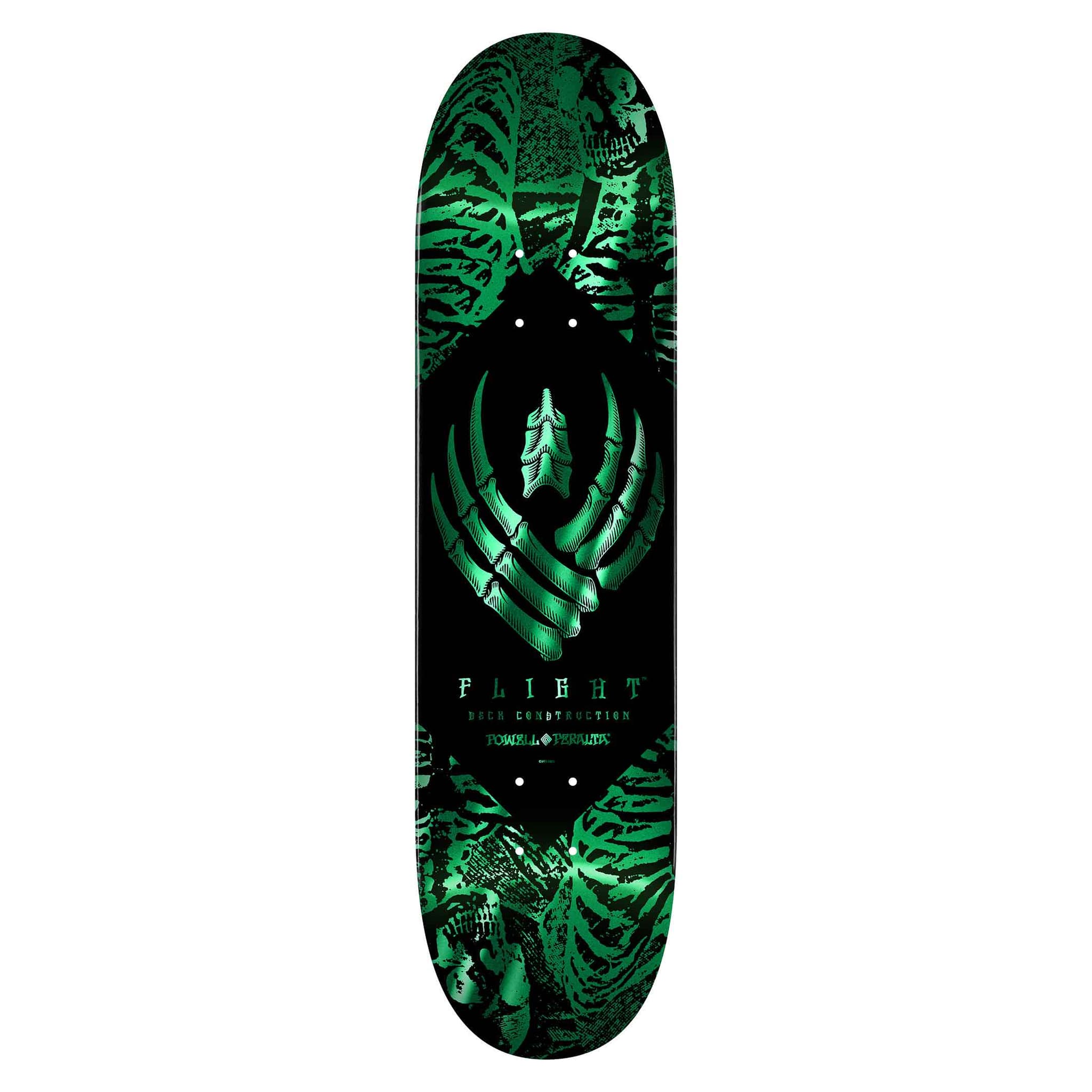 Powell Peralta Skeleton Teal Foil Flight Deck 8.13 X 31.58