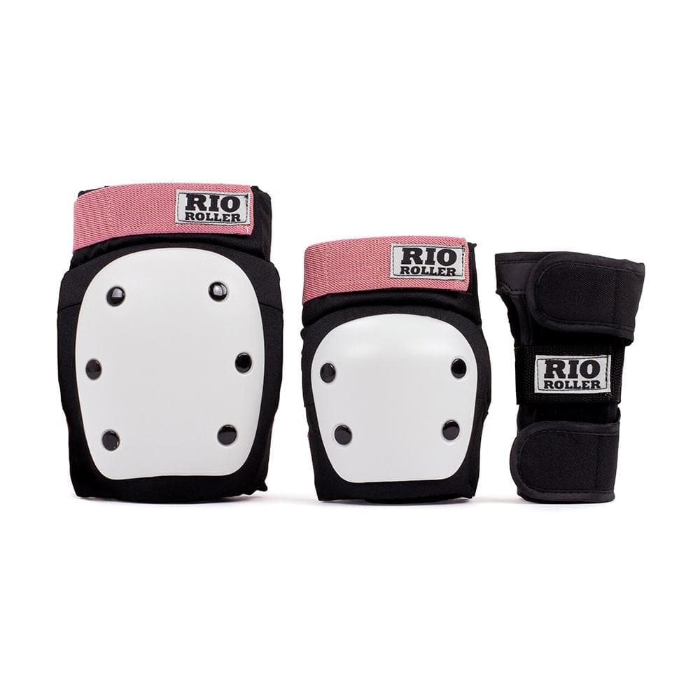 Rio Roller Trippelskyddssats Svart/Rosa