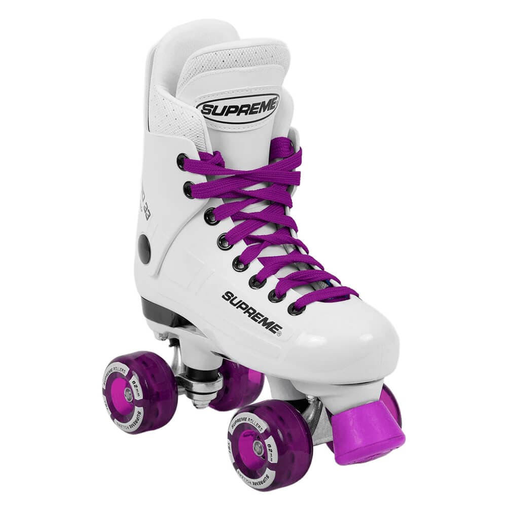 Supreme Turbo 33 Nylon Side-by-Side Rullskridsko Vit/Lila