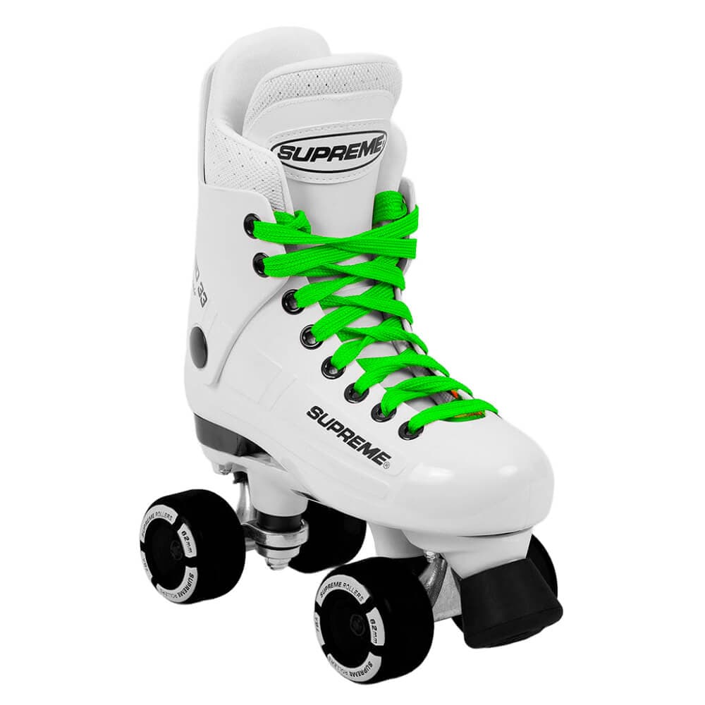 Supreme Turbo 33 Nylon Side-by-Side Rullskridsko Vit/Ljusgrön