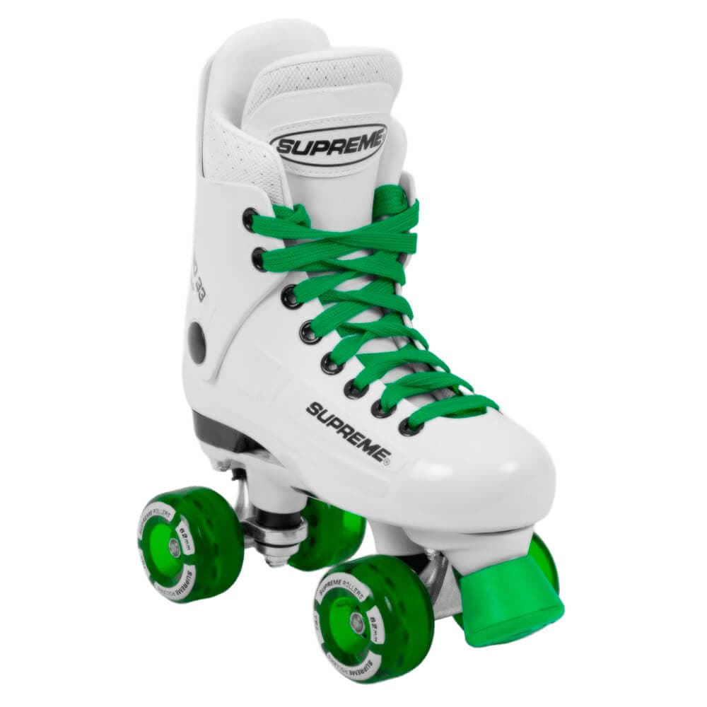 Supreme Turbo 33 Nylon Side-by-Side Rullskridsko Vit/Mörkgrön